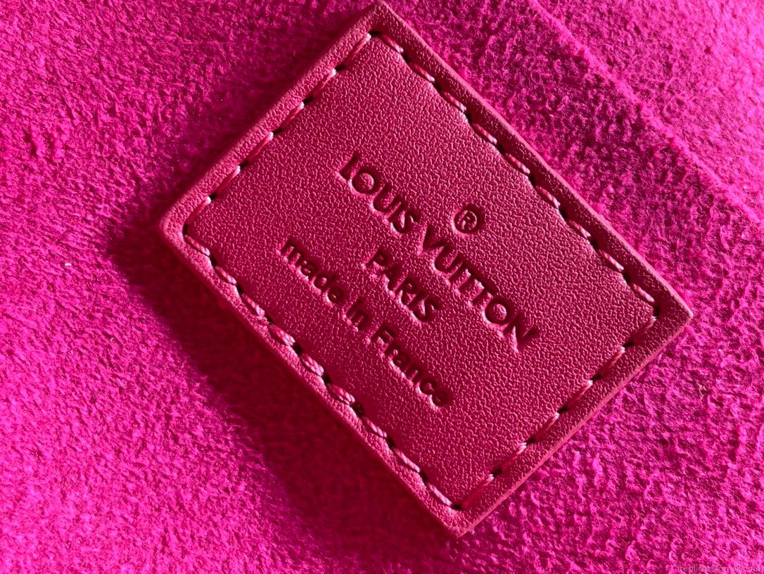 Louis Vuitton LV M44495 Nice Mini Vanity Case Monogram canvas Rose Red