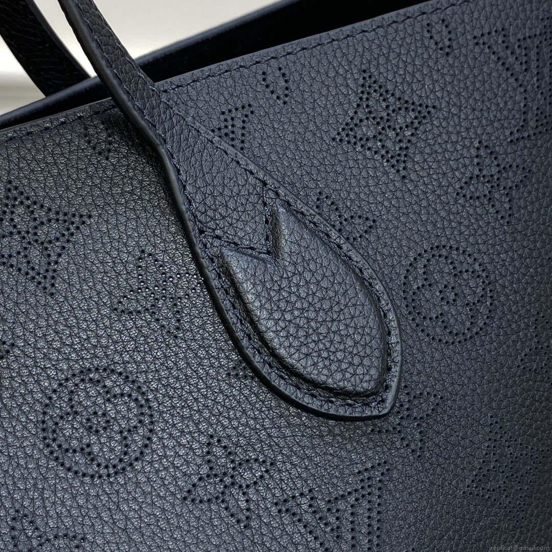Louis Vuitton Blossom MM Mahina Tote Bag LV M21851 Black