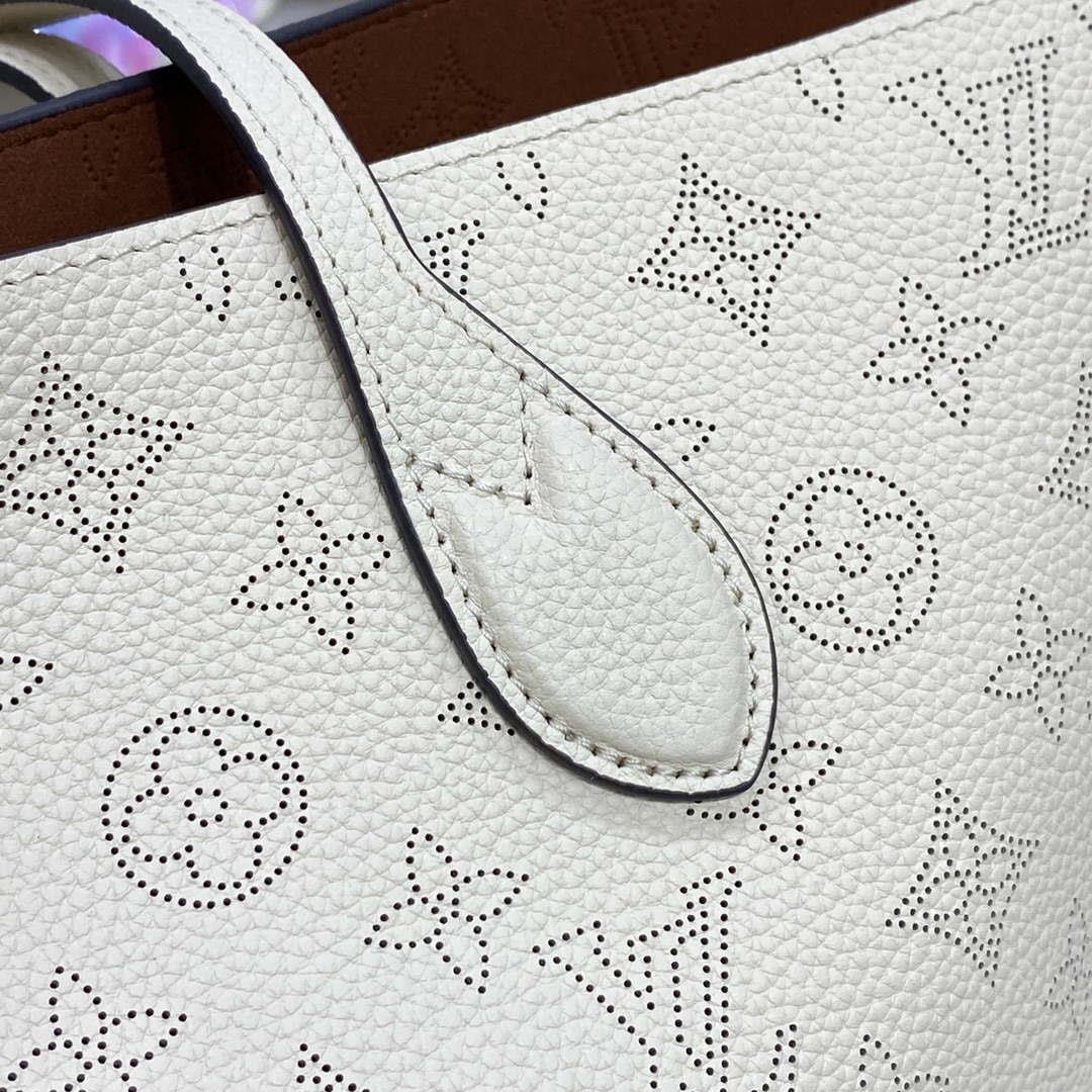 Louis Vuitton Blossom MM Mahina Tote Bag LV M21851 Beige