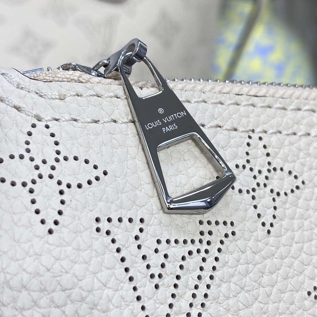 Louis Vuitton Blossom MM Mahina Tote Bag LV M21851 Beige