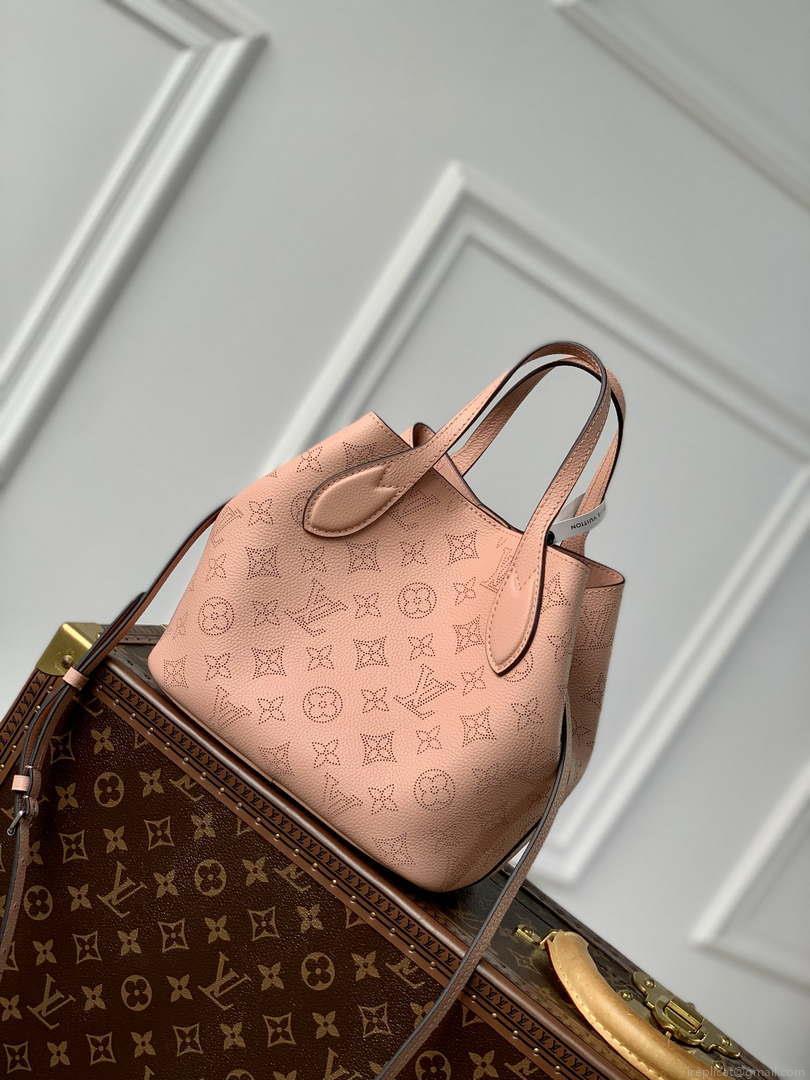 LV M23196 Louis Vuitton Blossom PM Mahina Tote Bag Pink