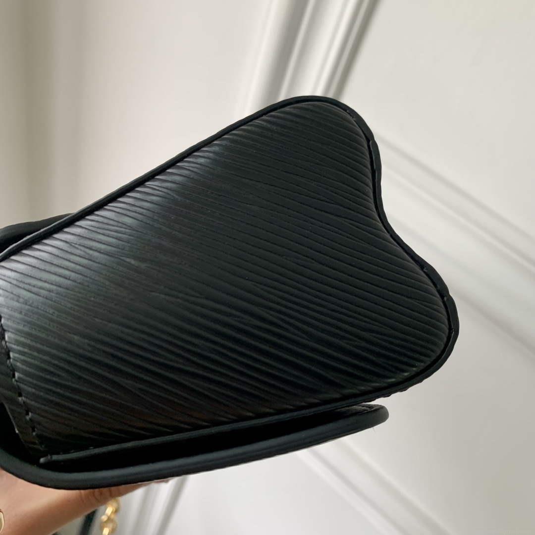 LV M83077 Louis Vuitton Twist West Pochette Epi leather Bag Black