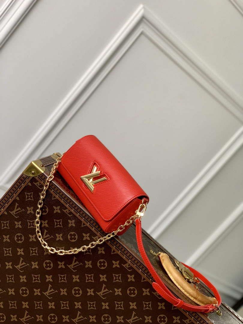 LV M83478 Louis Vuitton Twist West Pochette Epi leather Bag Red