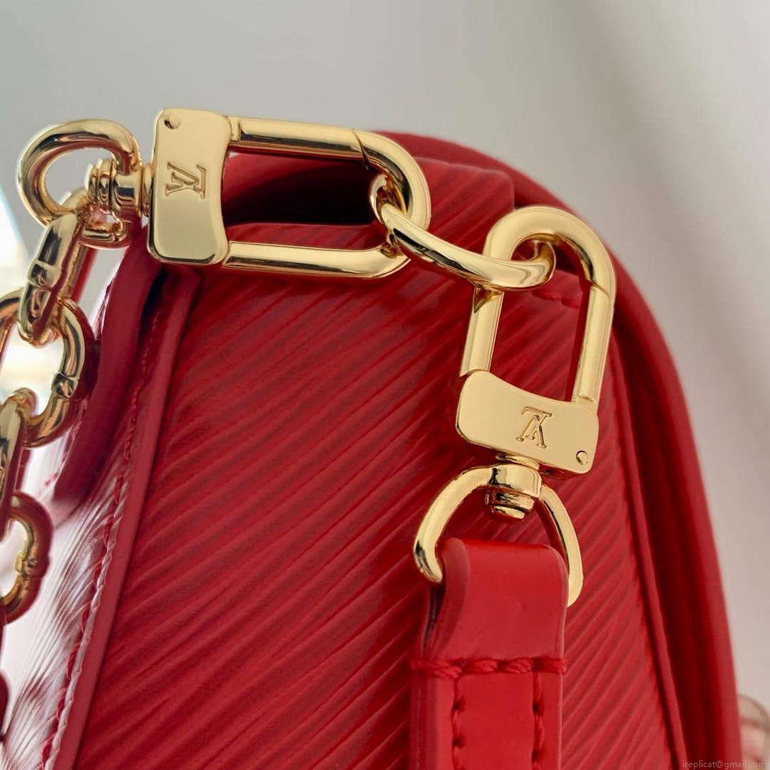 LV M83478 Louis Vuitton Twist West Pochette Epi leather Bag Red