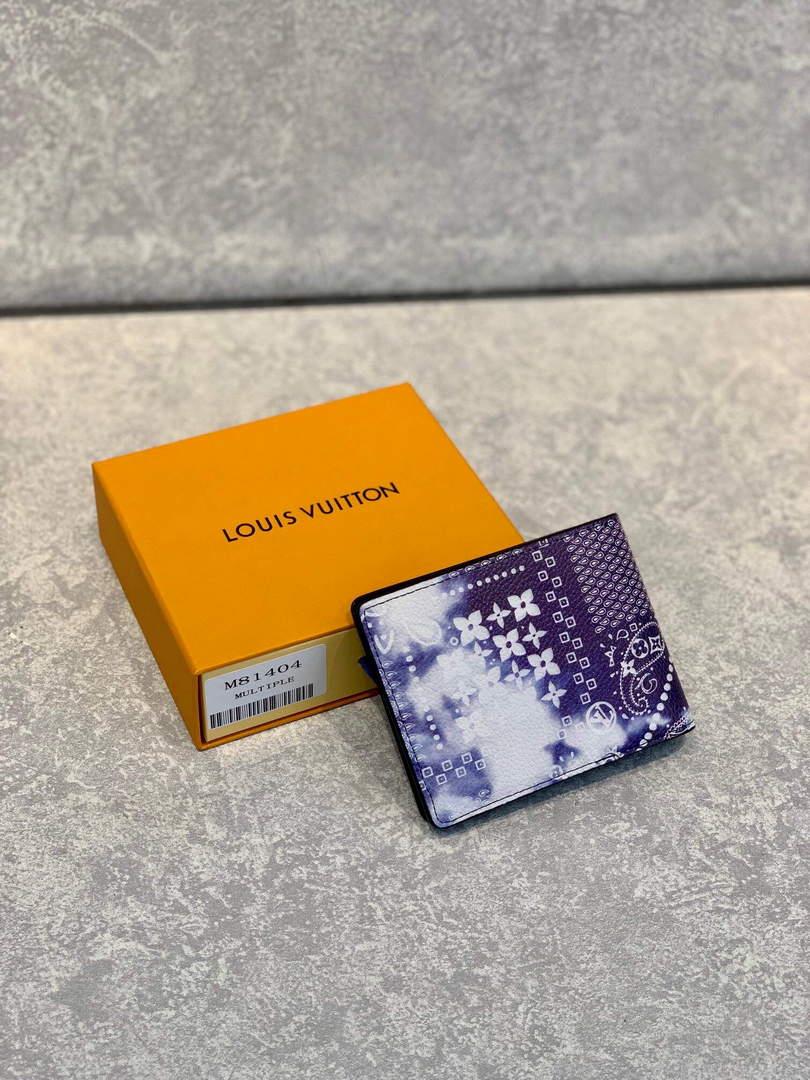 LV M81404 Louis Vuitton slender wallet Blue
