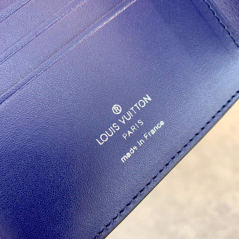 LV M81404 Louis Vuitton slender wallet Blue