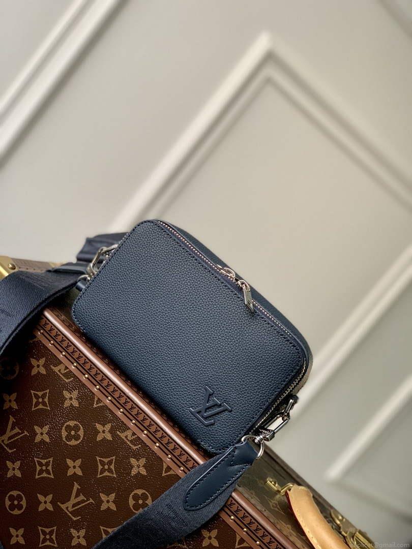 LV M59161 Louis Vuitton Alpha Wearable Wallet Blue