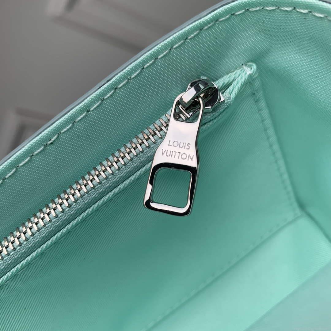 LV M22637 Louis Vuitton Steamer Wearable Wallet Crystal Blue