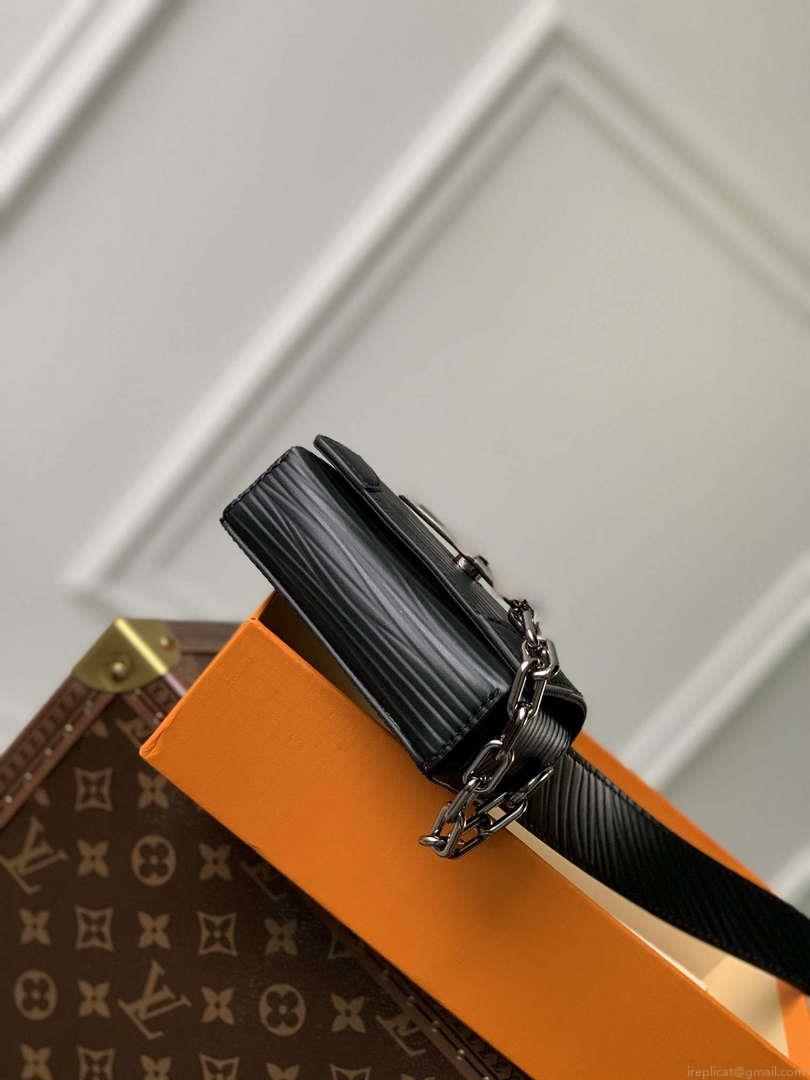 LV M23837 Louis Vuitton Micro Steamer Wallet Black