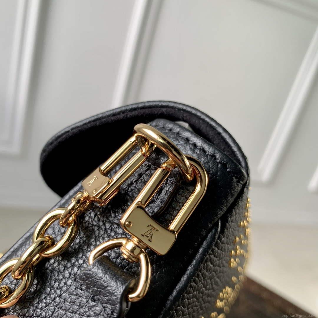 LV M82653 Louis Vuitton Ivy Wallet On Chain Black