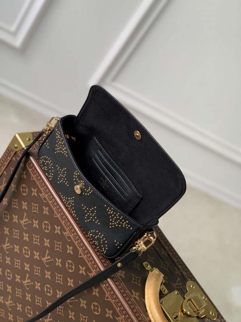 LV M82653 Louis Vuitton Ivy Wallet On Chain Black