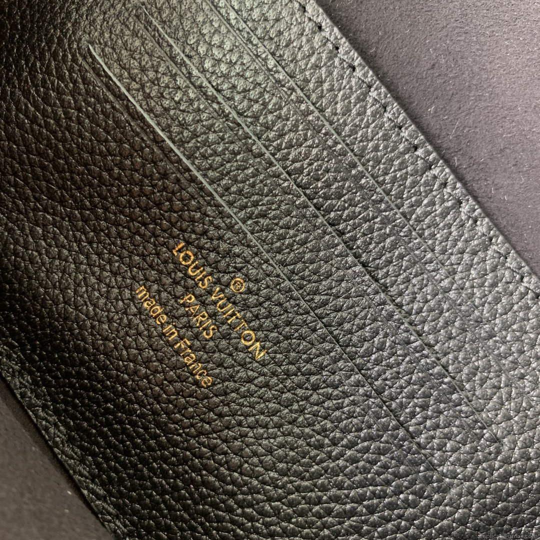 LV M82653 Louis Vuitton Ivy Wallet On Chain Black