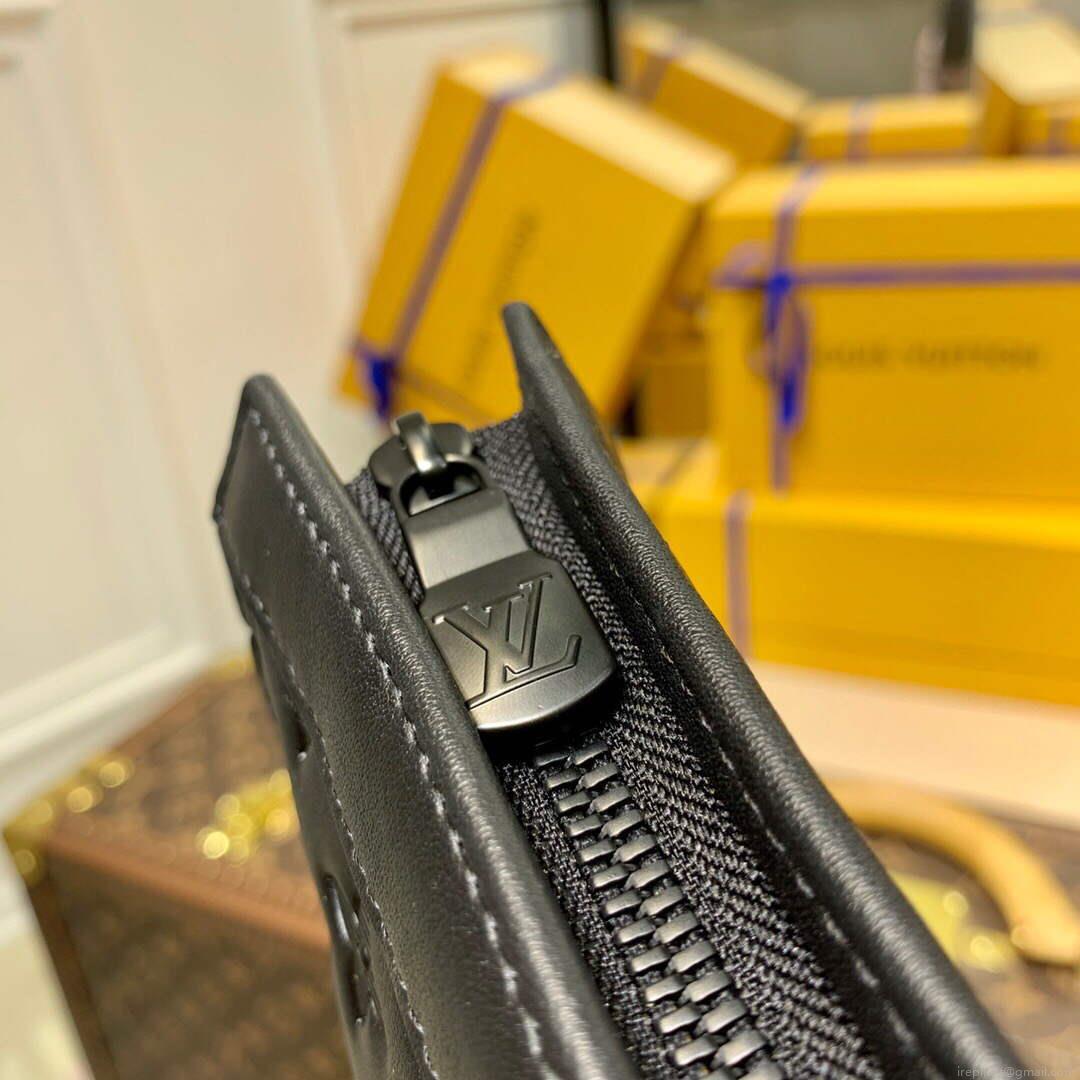LV M81115 Louis Vuitton Gaston Wearable Wallet Black
