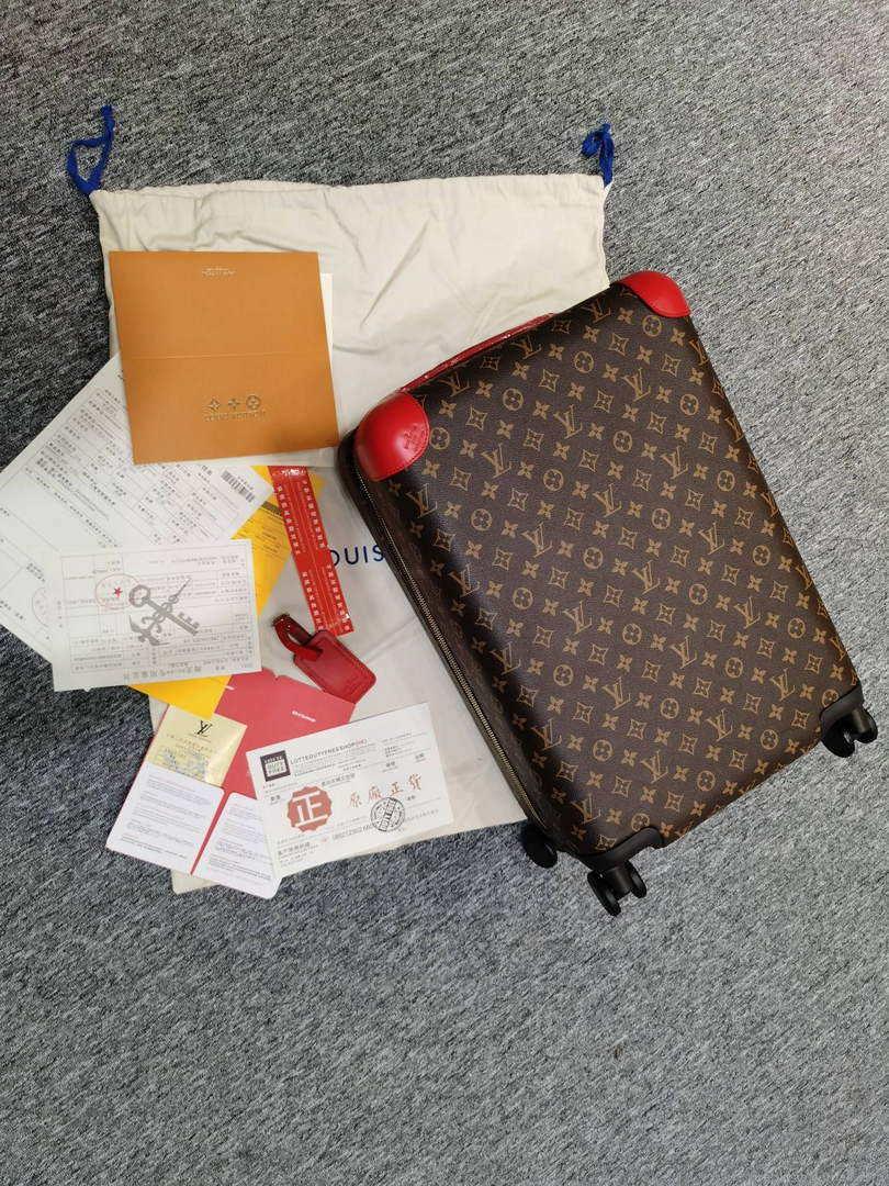 LV M23203 Louis Vuitton Horizon 55 Monogram canvas M23202 Red