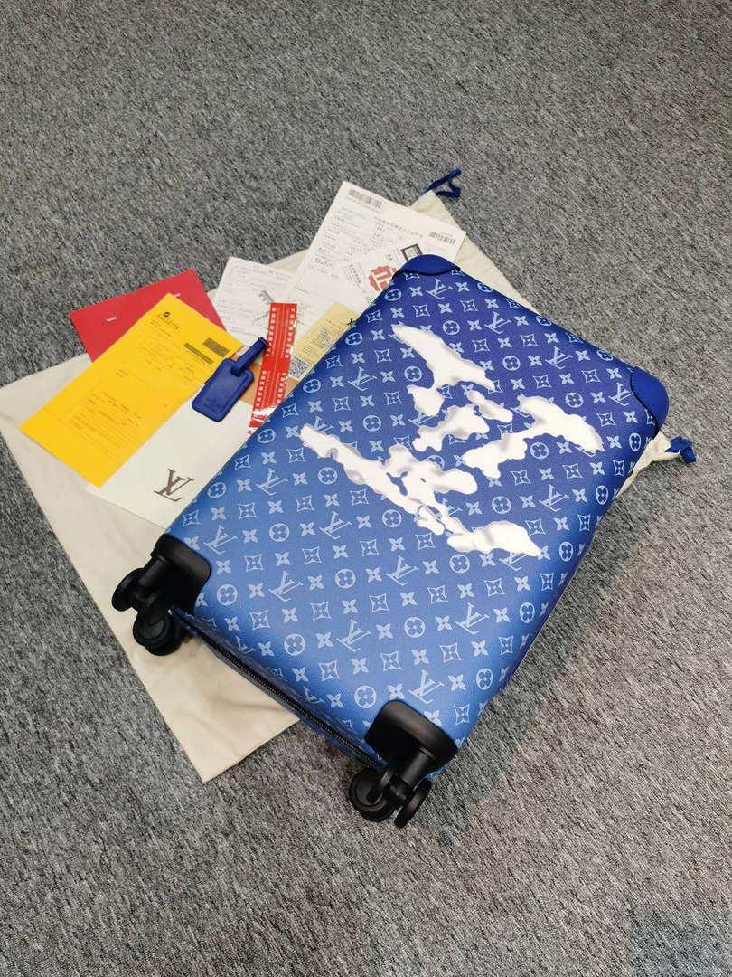 LV M23203 Louis Vuitton Horizon 55 Blue Monogram canvas M23202