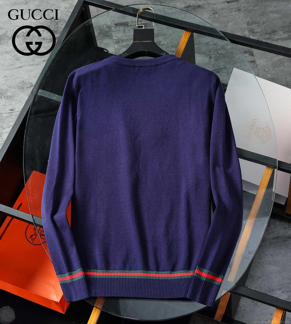 Gucci Men’s Sweaters 576810 Designer Wool sweater with GG G383182