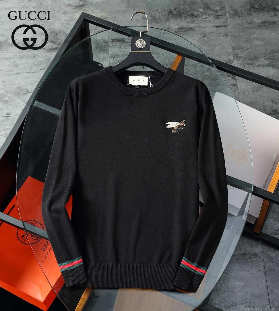 Gucci Men’s Sweaters 576810 Designer Wool sweater with GG G383183