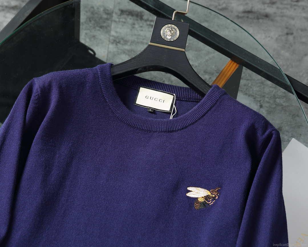 Gucci Men’s Sweaters 576810 Designer Wool sweater with GG G383183