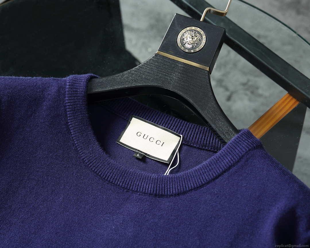 Gucci Men’s Sweaters 576810 Designer Wool sweater with GG G383183