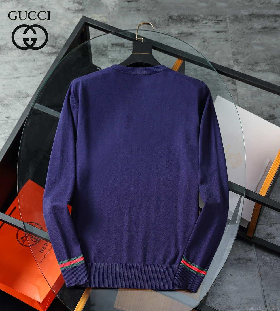 Gucci Men’s Sweaters 576810 Designer Wool sweater with GG G383183