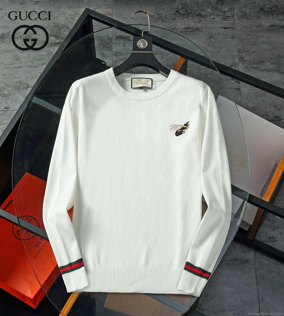 Gucci Men’s Sweaters 576810 Designer Wool sweater with GG G383183