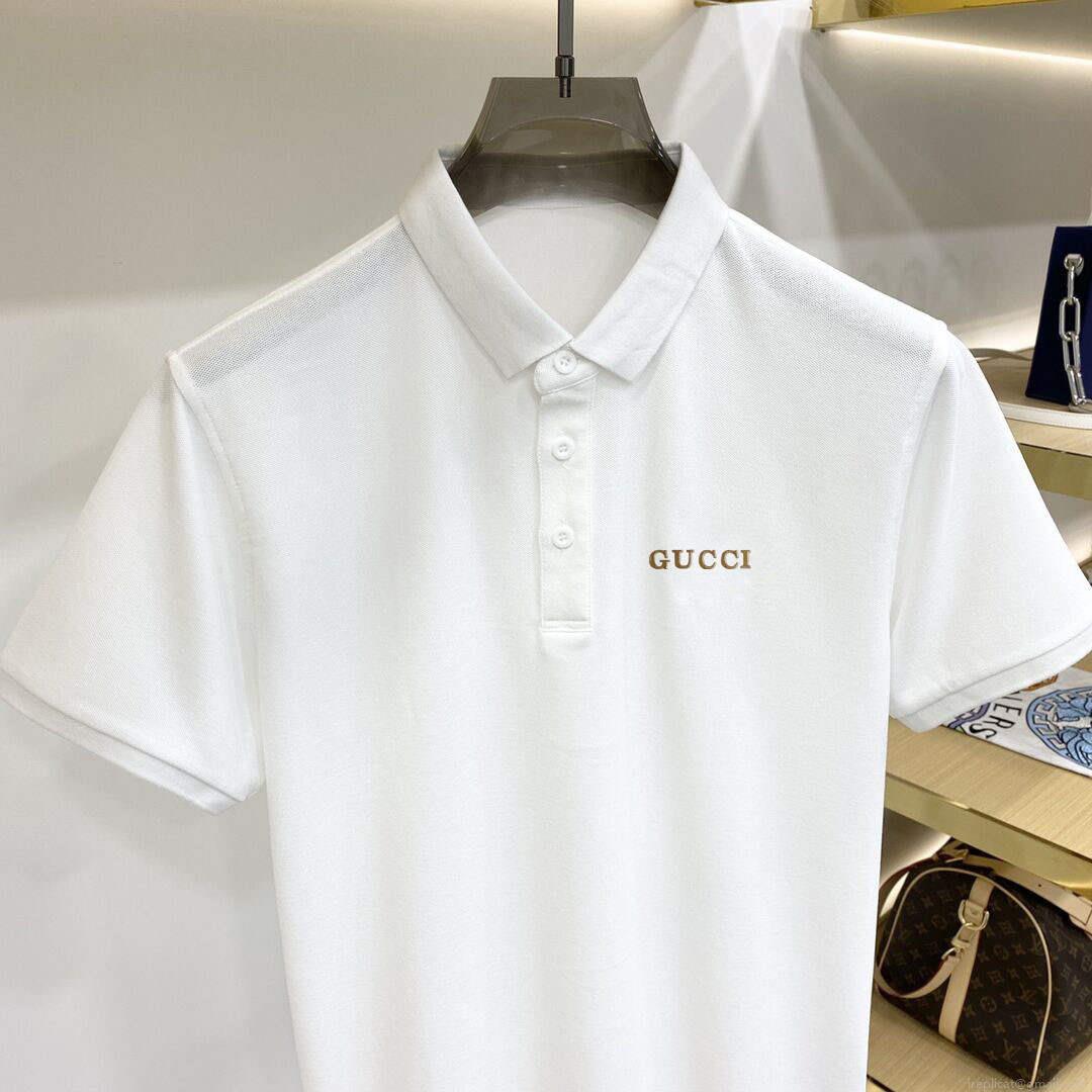 Gucci 737667 Men‘s Cotton piquet polo shirt G66747