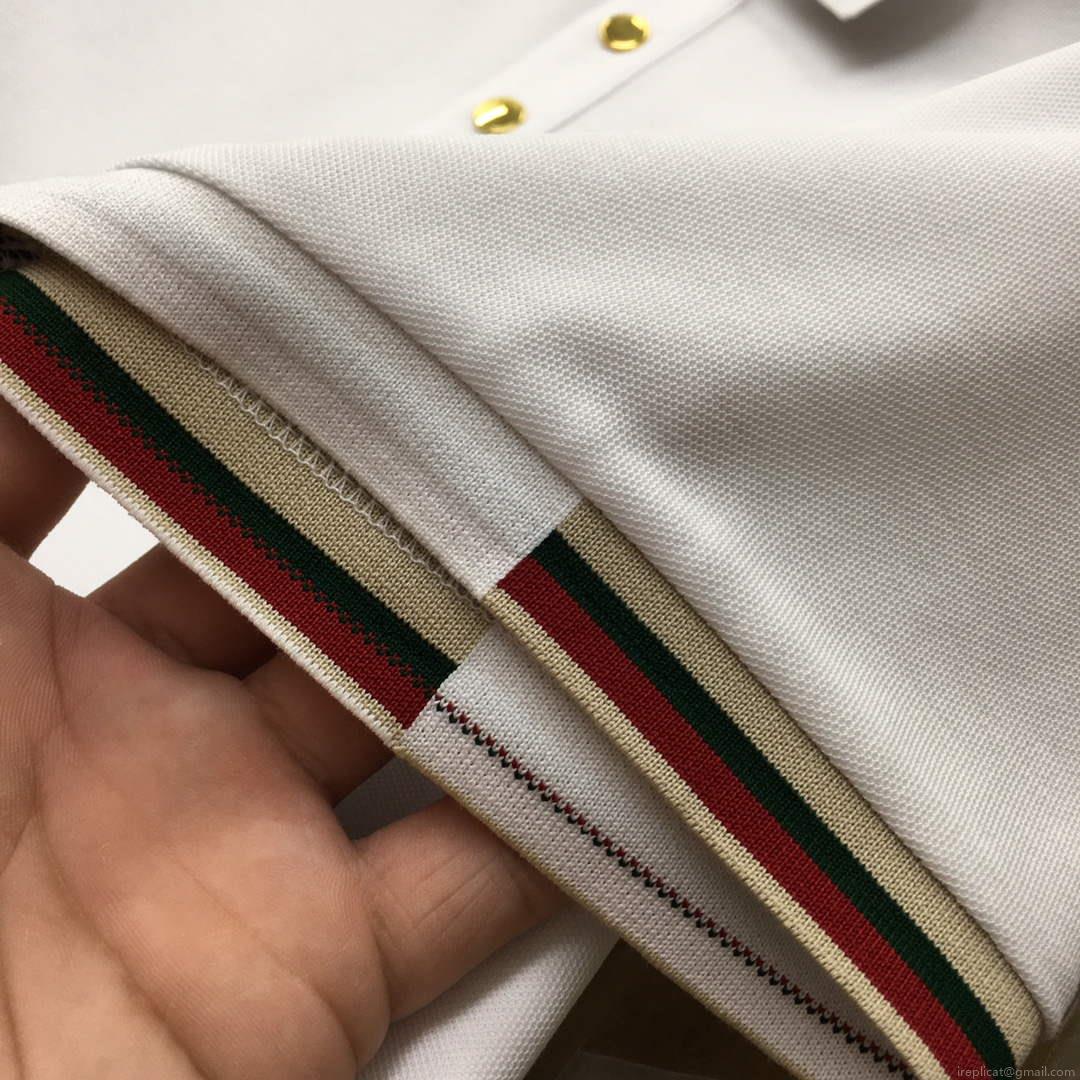 Gucci 737667 Men‘s Cotton piquet polo shirt G66752