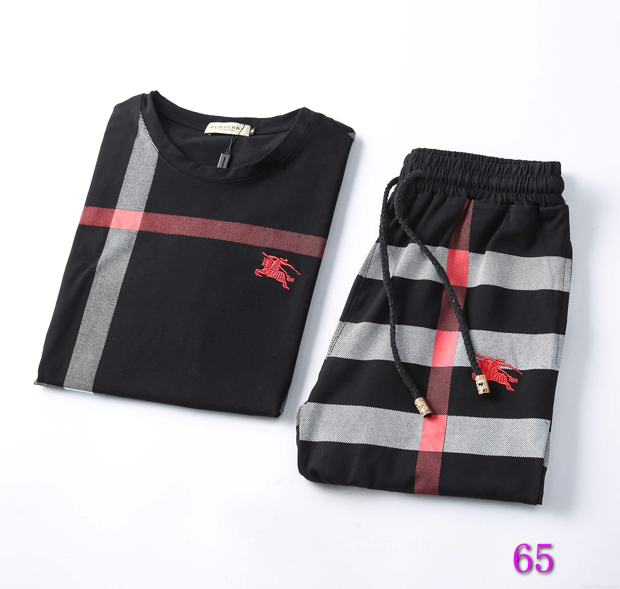 Burberry Men Tracksuit Suit Wholesale Clothing B56529