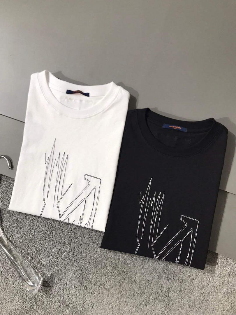 LV 1AAU5D Men’s LV Frequency Graphic T-Shirt L66454
