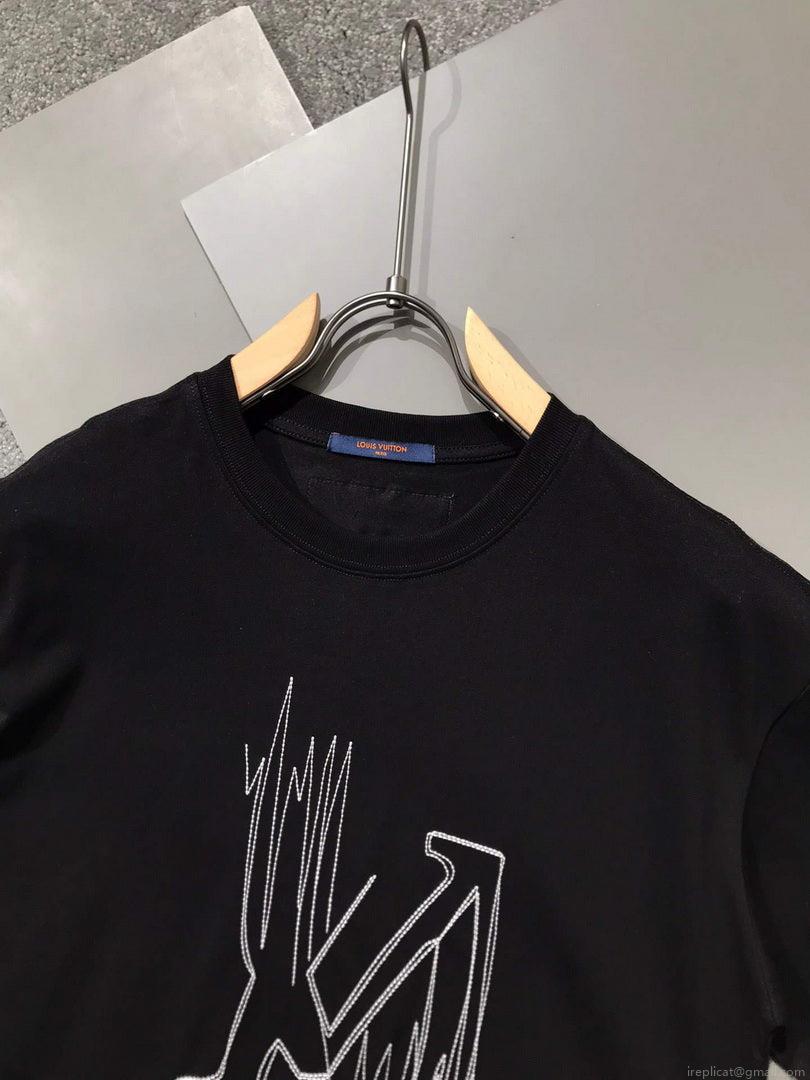 LV 1AAU5D Men’s LV Frequency Graphic T-Shirt L66455