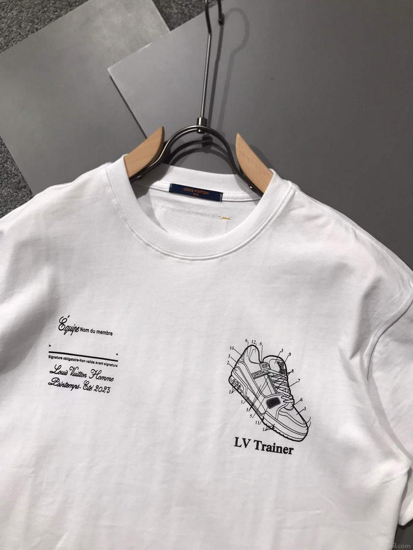 LV 1AAU5D Men’s LV Frequency Graphic T-Shirt L66456