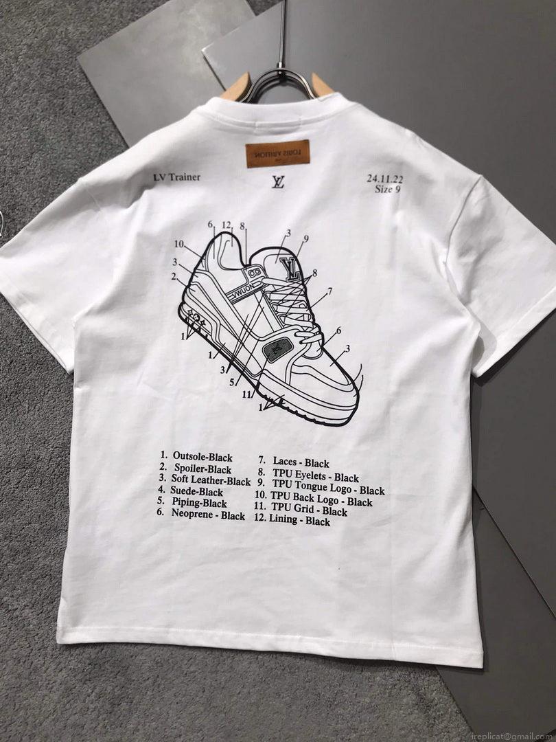 LV 1AAU5D Men’s LV Frequency Graphic T-Shirt L66456