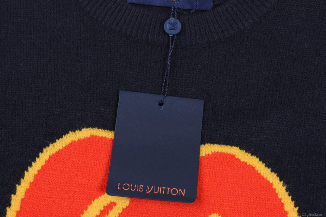 LV 1A9GO5 Men’s Women’s High-density cashmere-blend sweater L55746