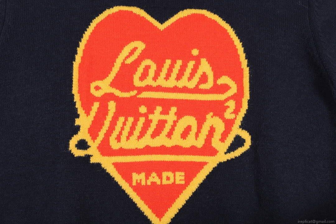 LV 1A9GO5 Men’s Women’s High-density cashmere-blend sweater L55746