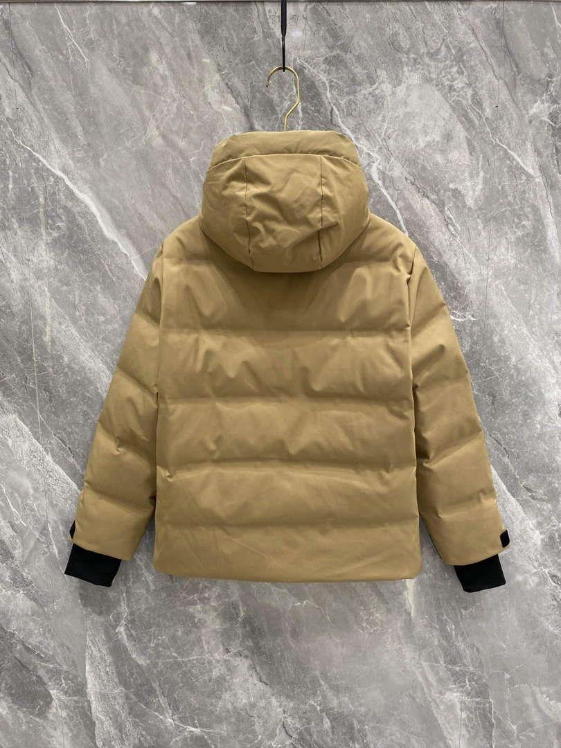 Moncler H20971A Fellberg Short Down Jacket Khaki M68732