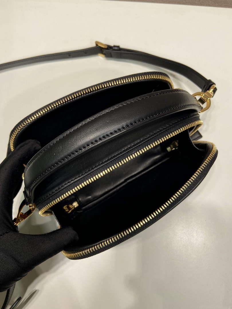 Prada 1BH203 Prada Odette Leather Mini-Bag Black
