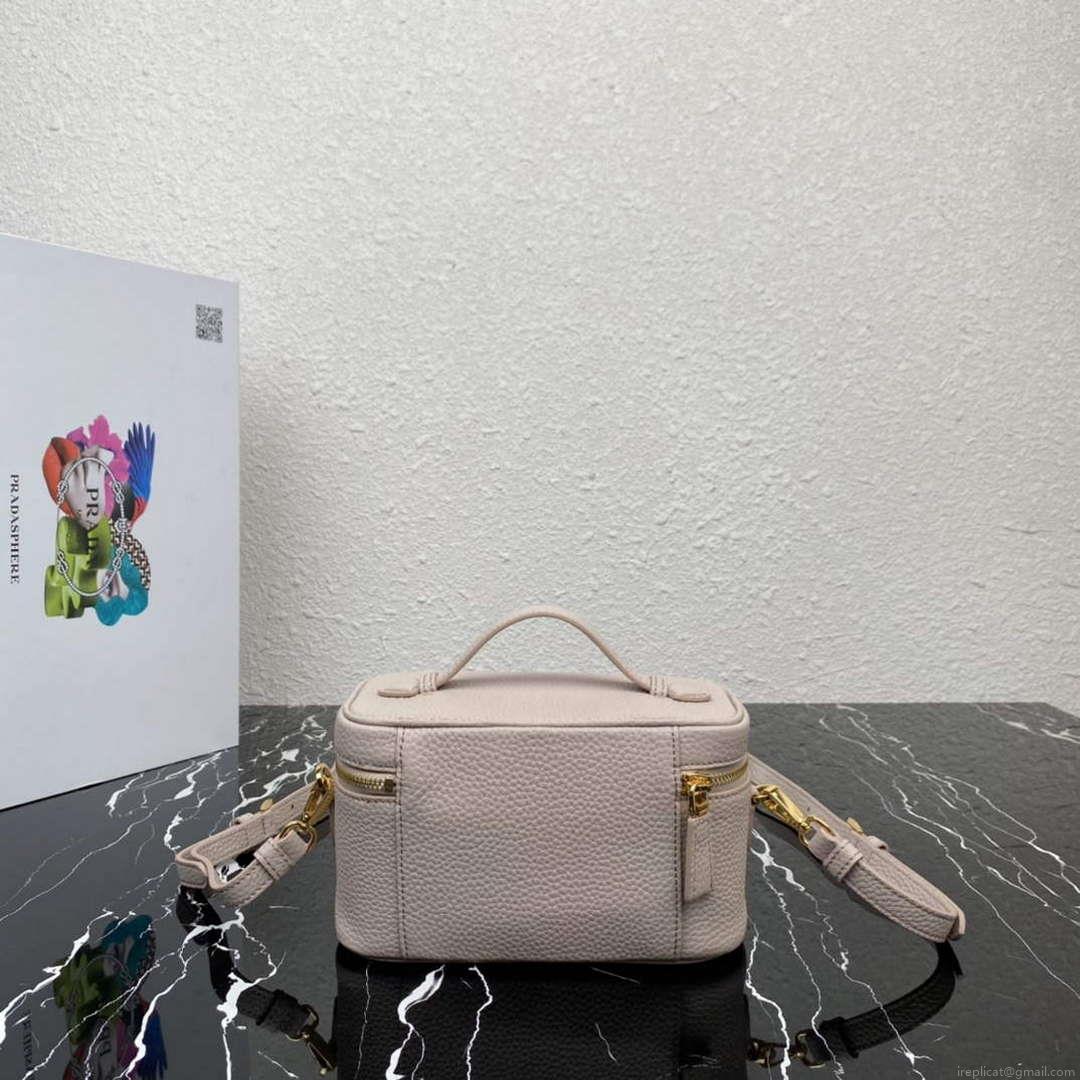 Prada 1BH202 Leather Mini Bag Water Lily