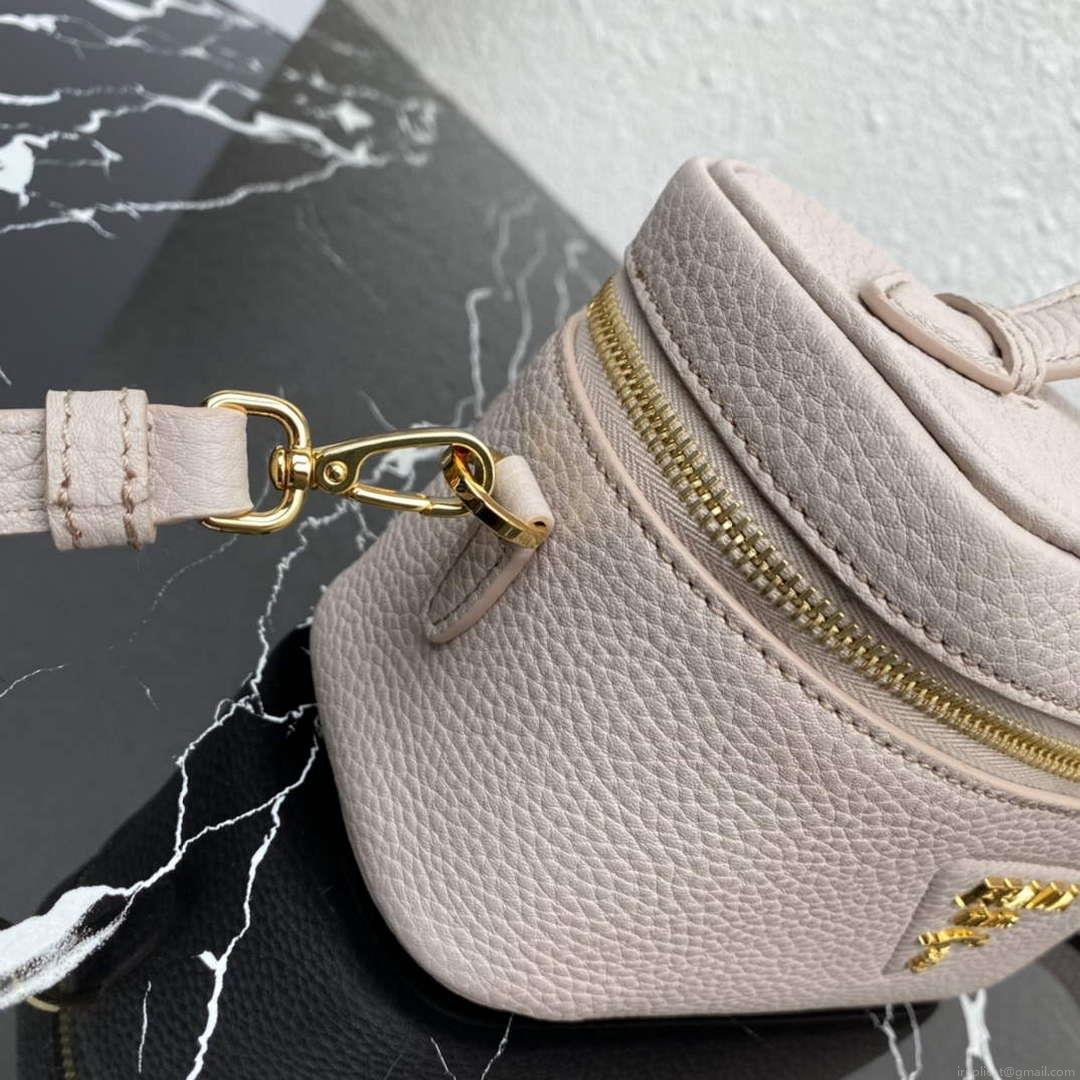 Prada 1BH202 Leather Mini Bag Water Lily