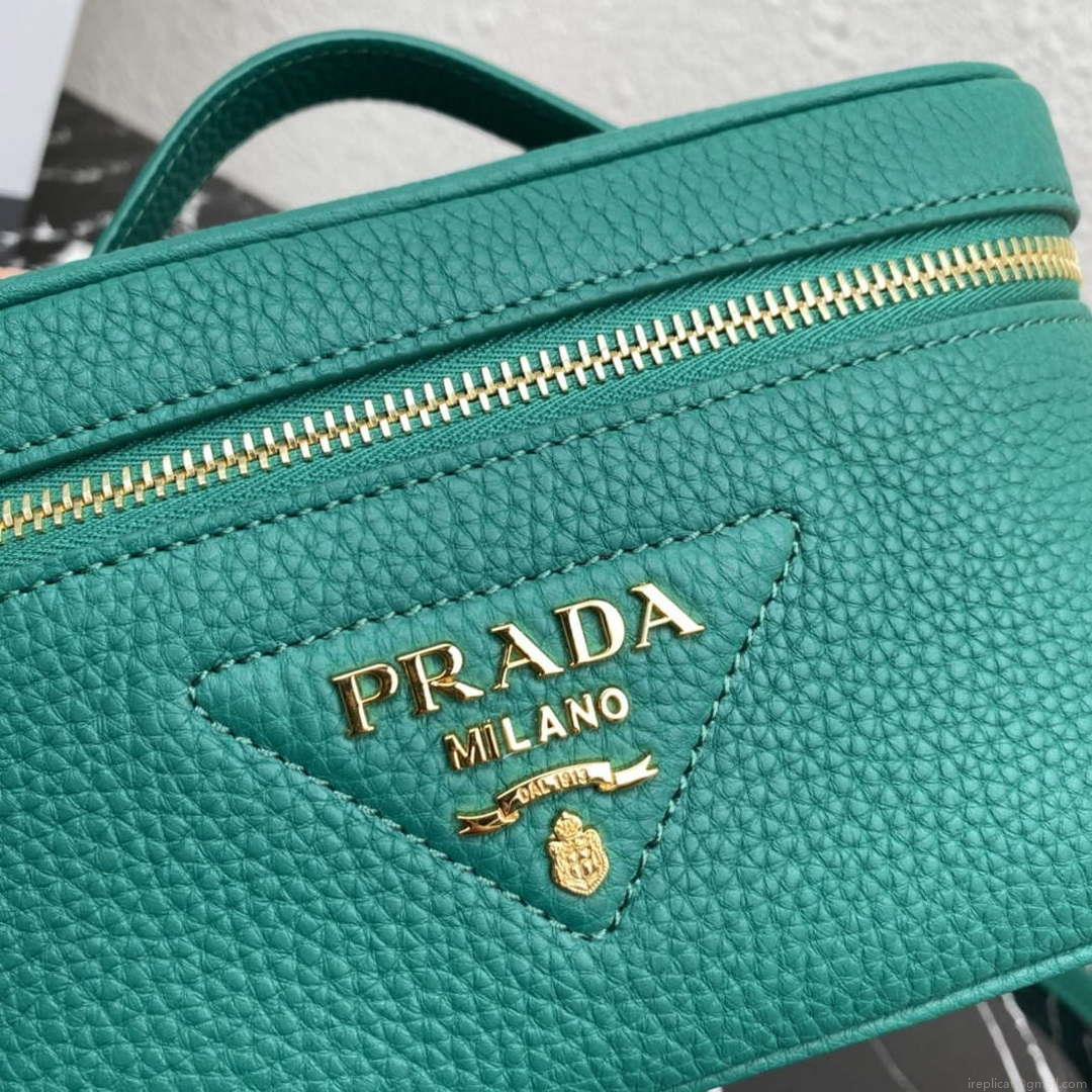 Prada 1BH202 Leather Mini Bag Green