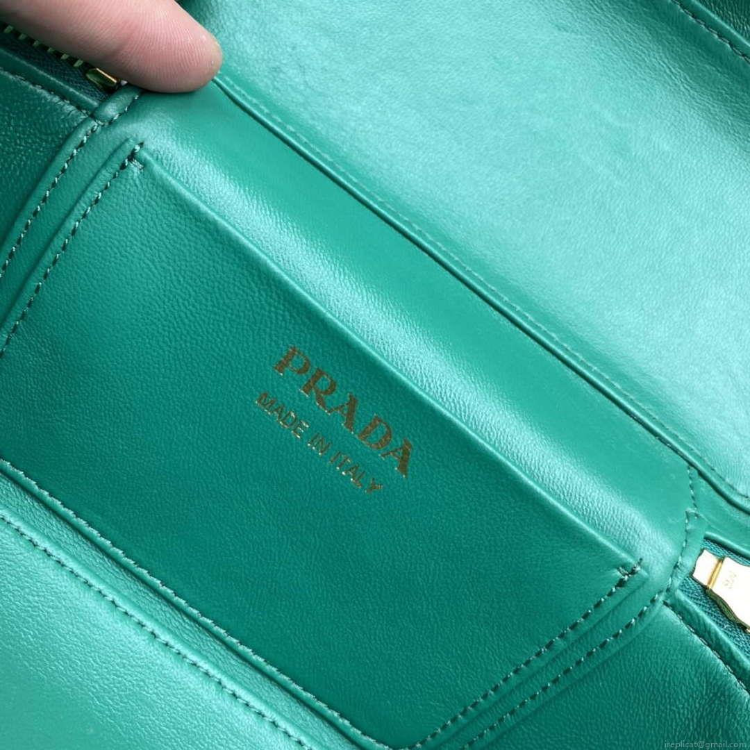 Prada 1BH202 Leather Mini Bag Green