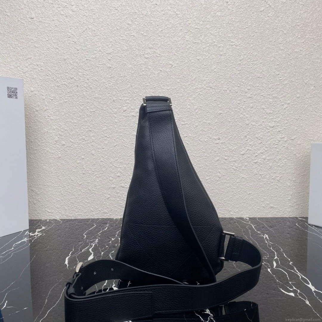 Prada 2VZ098 Prada Cross Leather Bag Black