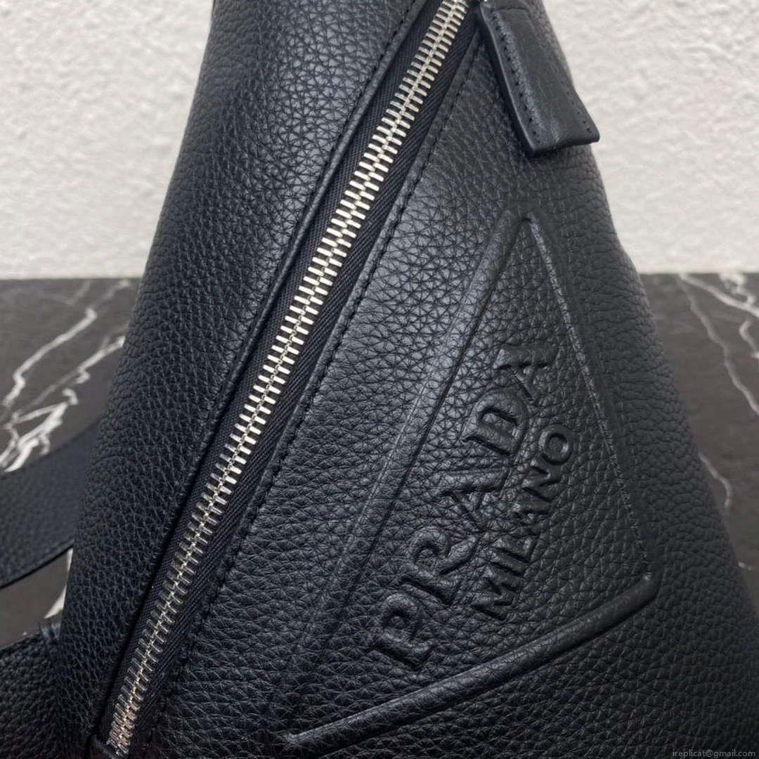 Prada 2VZ098 Prada Cross Leather Bag Black