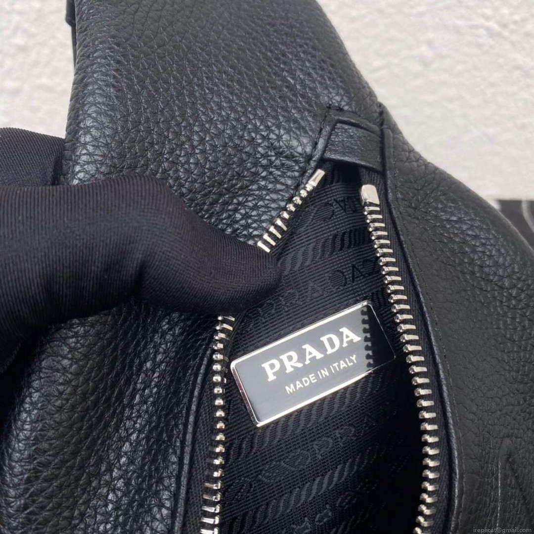 Prada 2VZ098 Prada Cross Leather Bag Black