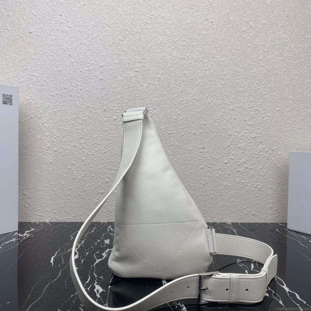 Prada 2VZ098 Prada Cross Leather Bag White