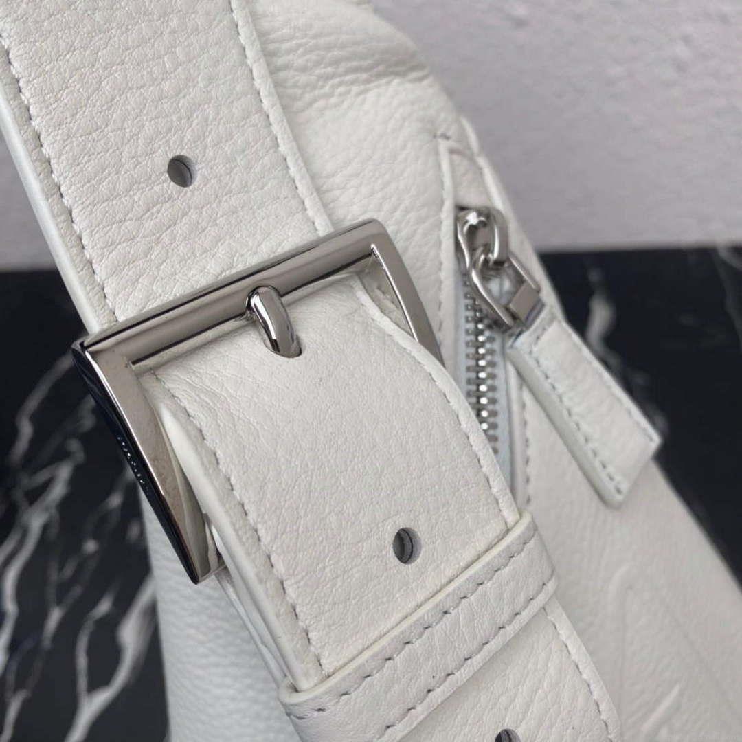 Prada 2VZ098 Prada Cross Leather Bag White