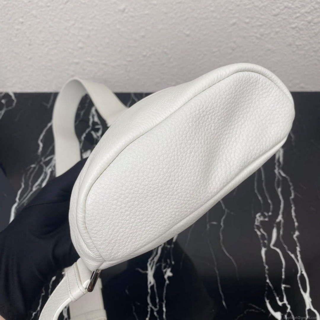 Prada 2VZ098 Prada Cross Leather Bag White