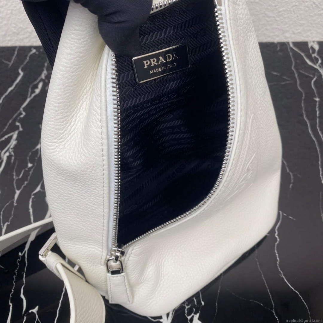 Prada 2VZ098 Prada Cross Leather Bag White