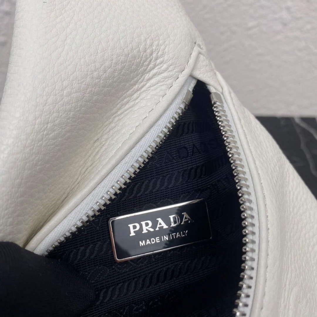 Prada 2VZ098 Prada Cross Leather Bag White