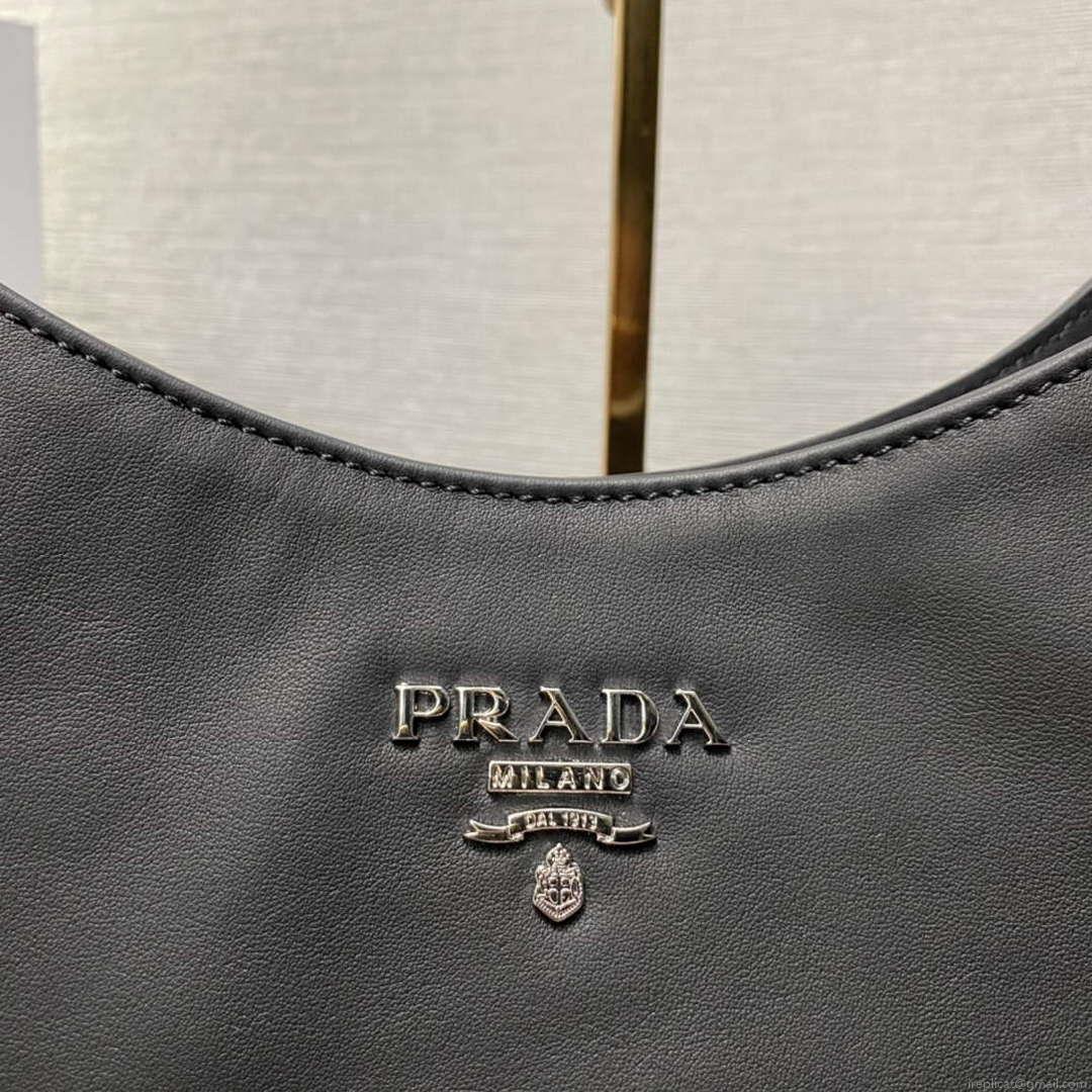 Prada 1BA638 Book Tote Bag Black