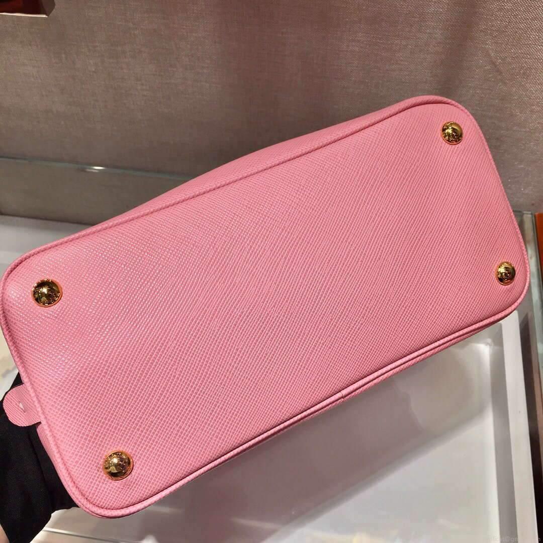 Prada 1BA282 Medium Saffiano Leather Prada Matinee Bag Pink